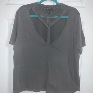 Forever 21 plus size 0X washed grey